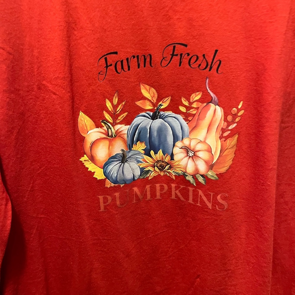Farm fresh pumpkin vinyl iron on